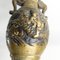 Small 19th Century Japanese Decorative Bronze Vase with Boy on Carp 8