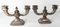 Antike deutsche .800 Silber Kerzenhalter, 2 . Set 4