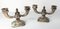 Antique German .800 Silver Candleholders, Set of 2 11