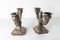 Antique German .800 Silver Candleholders, Set of 2 3