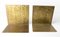 Fermalibri Art Deco Arts & Crafts in stile revival egiziano in bronzo dorato, inizio XX secolo, set di 2, Immagine 7