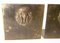 Fermalibri Art Deco Arts & Crafts in stile revival egiziano in bronzo dorato, inizio XX secolo, set di 2, Immagine 3