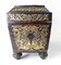 Antike englische Regency Boulle Teedose aus Palisander & Messing 4