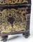 Antike englische Regency Boulle Teedose aus Palisander & Messing 7