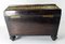 Antique English Regency Rosewood and Brass Boulle Tea Caddy Box 5