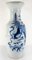 Vase Chinoiserie, 19ème Siècle, Bleu et Blanc avec Chien Foo 3