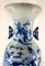 19th Century Chinese Chinoiserie Blue and White Floor Vase with Foo Dog 6