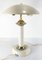 Lámpara de mesa con platillo volante Mid-Century moderna, Imagen 4