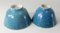 Antique Chinese Robins Egg Blue Glazed Bowls, Set of 2 11