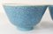 Antike chinesische Schalen mit blauer Glasur aus Rotkehlchen, 2 6