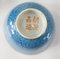 Antique Chinese Robins Egg Blue Glazed Bowls, Set of 2 12