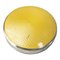Compacto de plata esterlina estadounidense y esmalte labrado en amarillo, Imagen 1