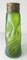 Antique Green Art Glass Vase 6