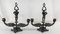 Antique Renaissance Revival Bronze Candlesticks, Set of 2 8