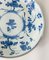 Antiker chinesischer Teller in Blau und Weiß 4