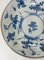 Antiker chinesischer Teller in Blau und Weiß 5