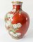 Japanese Cloisonne Enamel Vase 6