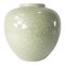 20th Century Chinoiserie Chinese Celadon Green Ginger Jar with Peonies 1