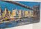 New York Skyline, 20. Jahrhundert, Gemälde auf Leinwand 4