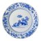 Piatto giapponese Arita bianco e blu, XVIII o XIX secolo, Immagine 1