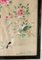 Antike chinesische Chinoiserie Bestickte Seidentextilplatte 4