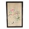Antique Chinese Chinoiserie Embroidered Silk Textile Panel 1