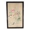 Antique Chinese Chinoiserie Embroidered Silk Textile Panel, Image 1