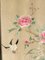Antike chinesische Chinoiserie Bestickte Seidentextilplatte 6