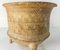 Vase Tripode Antique en Poterie avec Peinture 5