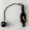 Antique Victorian Fine Lorgnette Glasses with Gold Inlay and Enamel Watch Fob, Image 9