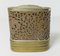 Caja china reticulada Paktong de latón y cobre con decoración de murciélago, Imagen 2