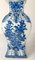 Antique Chinese Chinoiserie Blue and White Garniture Vase 6