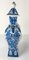 Antique Chinese Chinoiserie Blue and White Garniture Vase 5