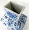 Antique Chinese Chinoiserie Blue and White Garniture Vase, Image 10