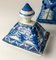 Antique Chinese Chinoiserie Blue and White Garniture Vase, Image 8