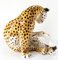 Figura di ghepardo antico in ceramica di Scully & Scully, Italia, Immagine 4