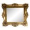 Espejo francés antiguo estilo Luis XV con marco dorado rococó, Imagen 1