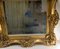 Espejo francés antiguo estilo Luis XV con marco dorado rococó, Imagen 4