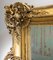 Espejo francés antiguo estilo Luis XV con marco dorado rococó, Imagen 6