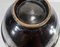 Large Mid-Century Modern Italian Black Glazed Bowl 10
