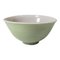 Early 20th Century Chinese Chinoiserie Celadon Green Glazed Porcelain Bowl, Image 1
