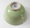 Early 20th Century Chinese Chinoiserie Celadon Green Glazed Porcelain Bowl, Image 9
