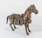 Cineserie decorativa a cavallo in bronzo, XX secolo, Immagine 2