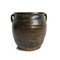 Vintage Brown Village Ceramic Pot 2