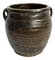 Vintage Brown Village Ceramic Pot 1