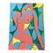 After Modigliani, Nu Féminin Abstrait, 1990s, Peinture sur Papier 1
