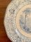Early 19th Century Ironstone Blue and White Transferware Plate 2