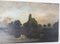 Paysage d'Hiver et Paysage de Lac, années 1800, Peinture Recto-Verso sur Panneau 10