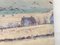 Winterlandschaft und Seelandschaft, 1800er, Zweiseitige Malerei auf Holz 7