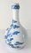 18th Century Edo Japanese Blue and White Arita Bottle Vase 5